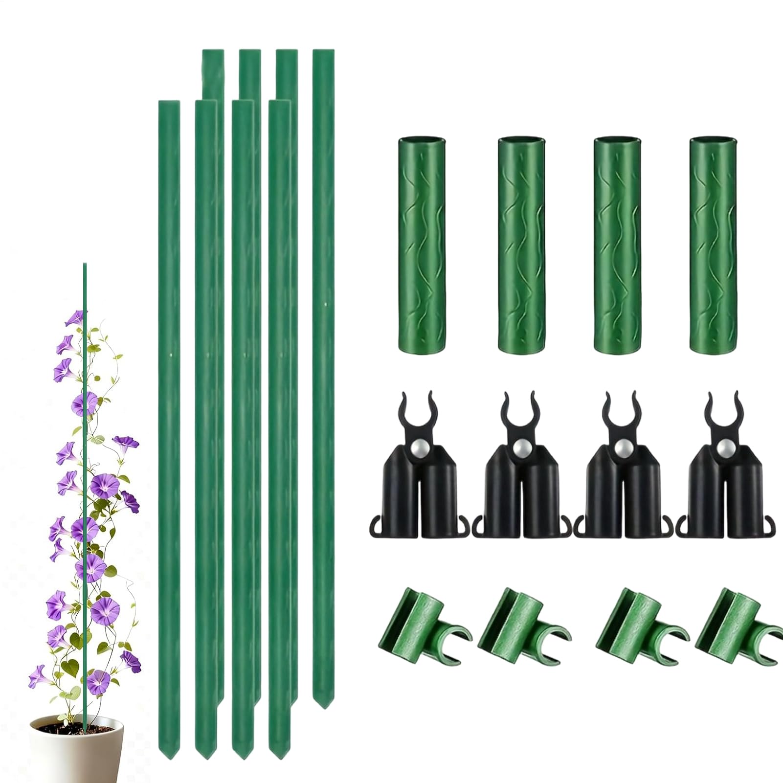 Estacas para Plantas Fijación resistente a la intemperie de bricolaje
