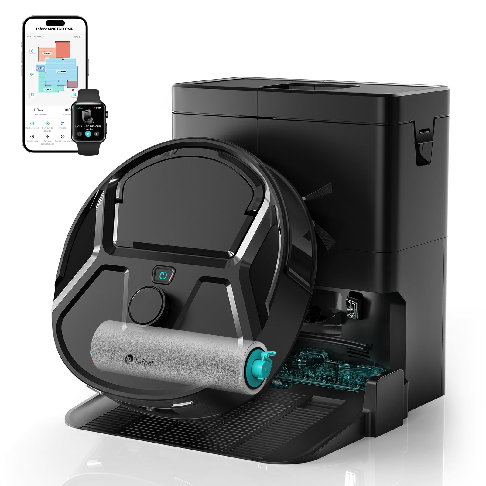 Lefant Robot Vacuum and Mop, 18000Pa