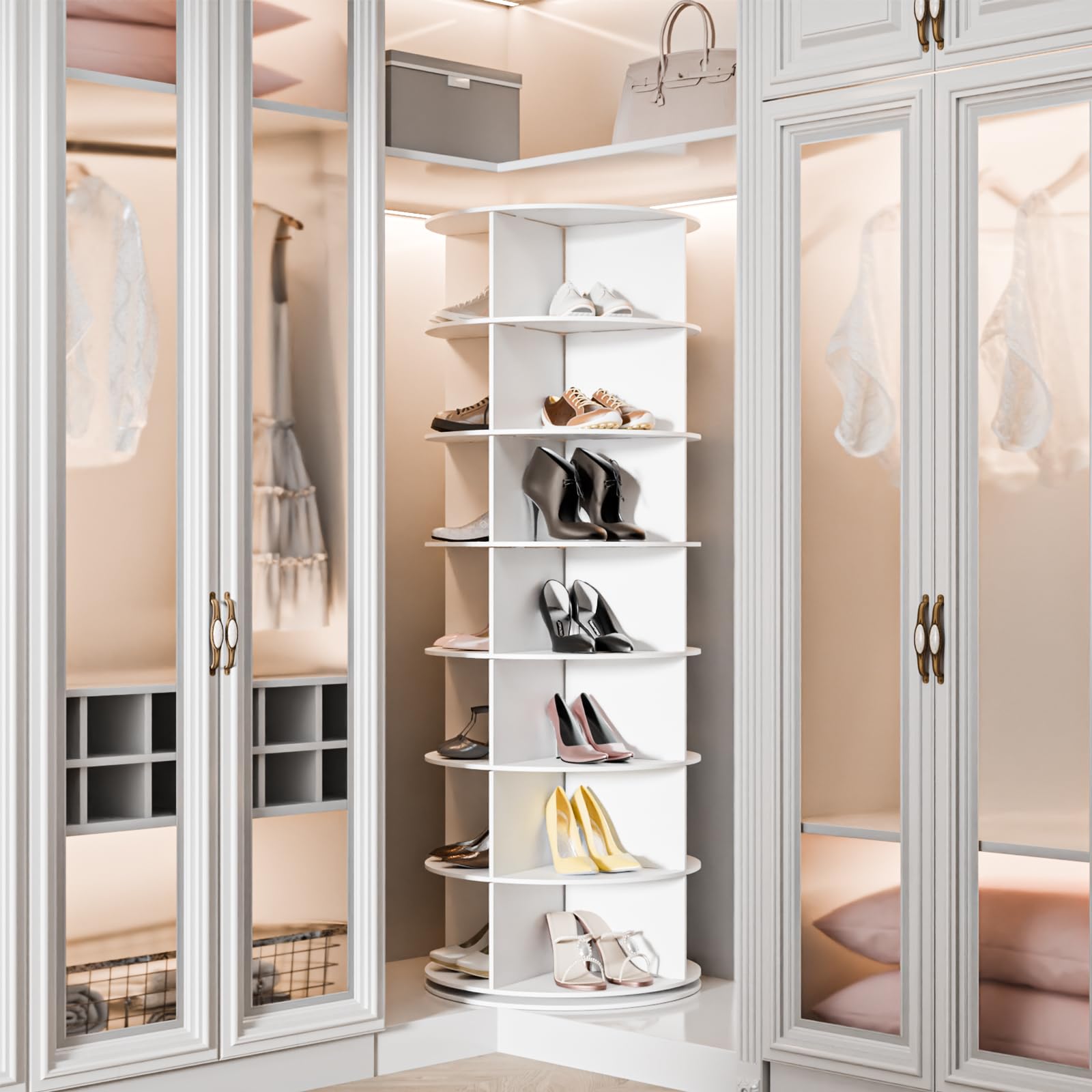 Shoe Storage Walk In Robe Vertical Shoe Rack For Small Spaces