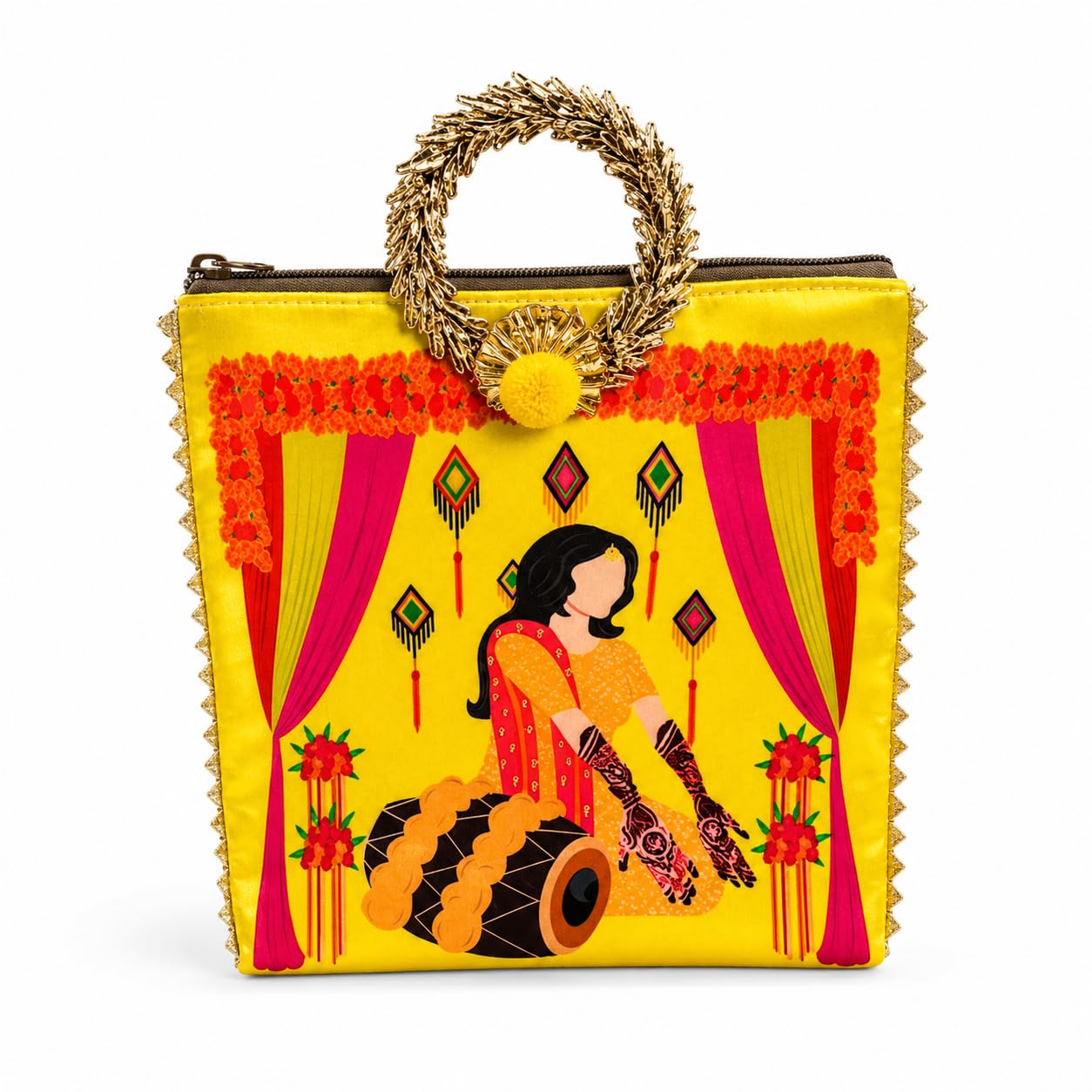 Premium Festive Party Bag for Women - Colour may vary-image-47