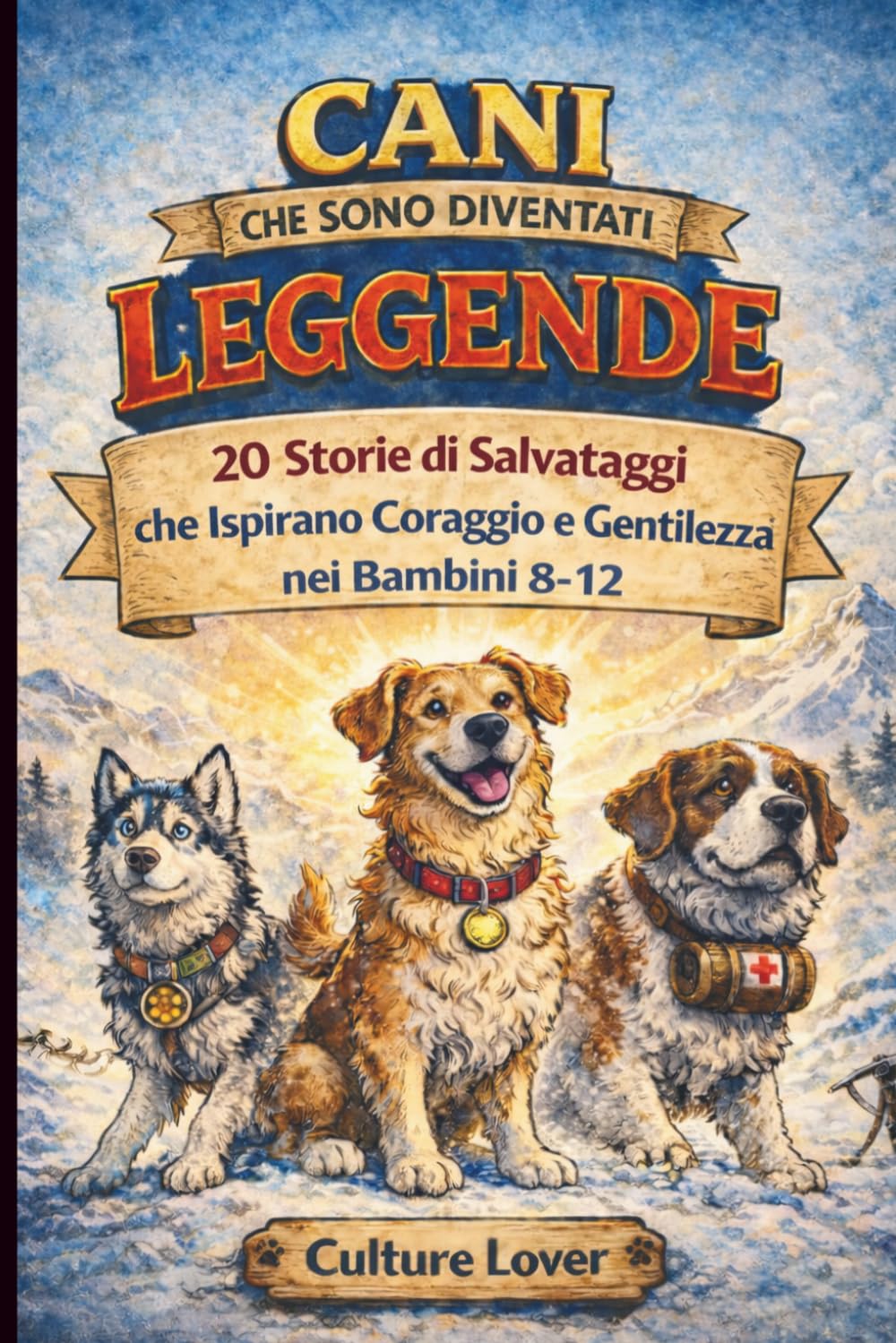 Cani Che Sono Diventati Leggende: 20 Storie di Salvataggi che Ispirano Coraggio e Gentilezza nei Bambini 8-12