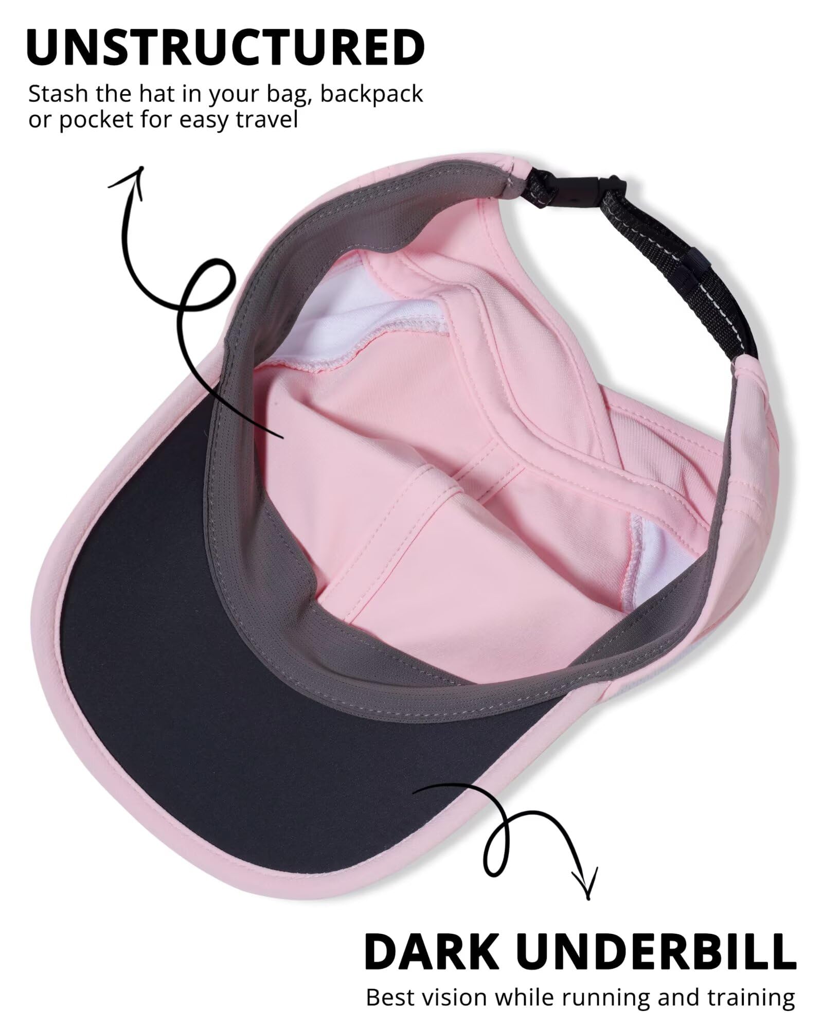 GADIEMKENSD Cappellino da Baseball per Ragazze con Coda di Cavallo, Rete Traspirante, Cappello Estivo rinfrescante per Bambine, Cappello da Sole UPF50+, Cappellino per Ragazze per attività estive
