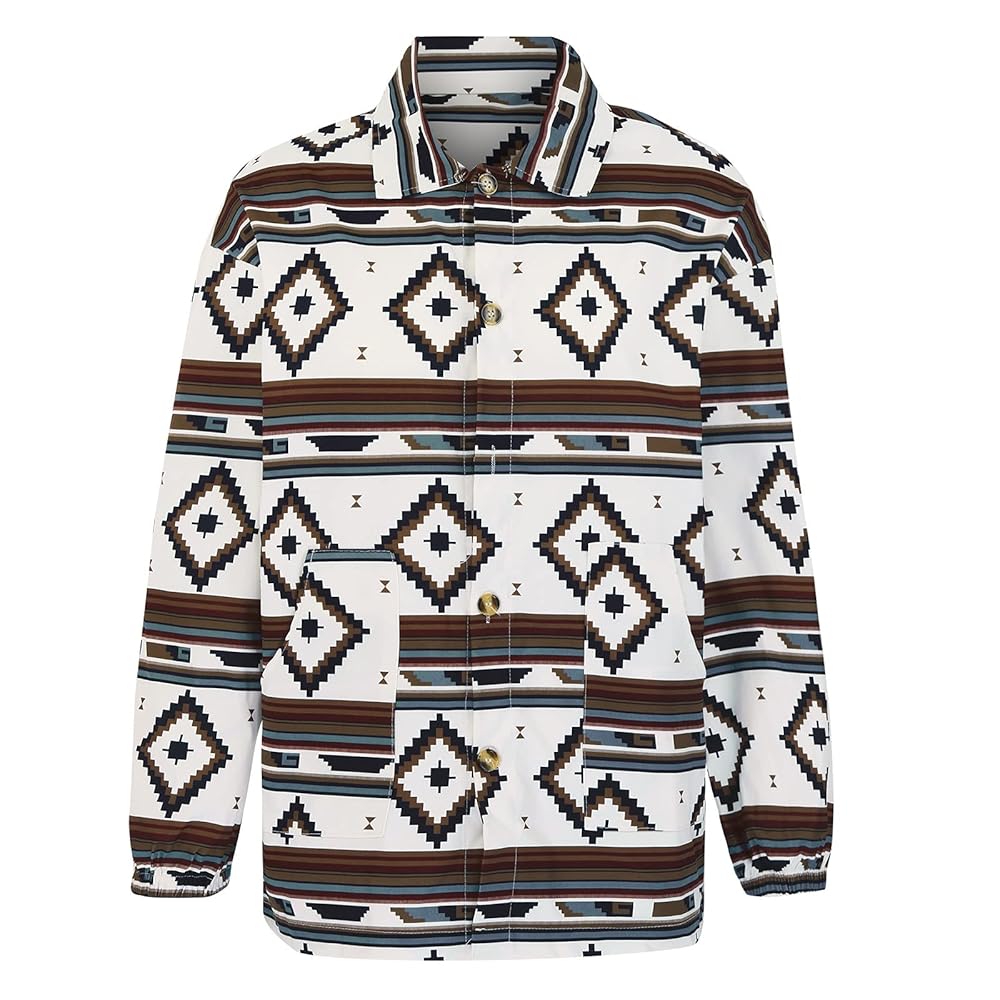 ジャケット・アウター Ethnic Embroided Design No Collar Jacket HBODHBGS Chinese-Style Casual Stand-Up Collar Jacket with
