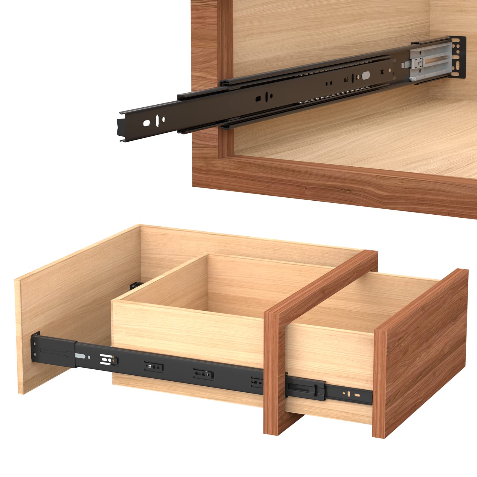 LONTAN Rear Mounting Brackets For Drawer Slide Mounting