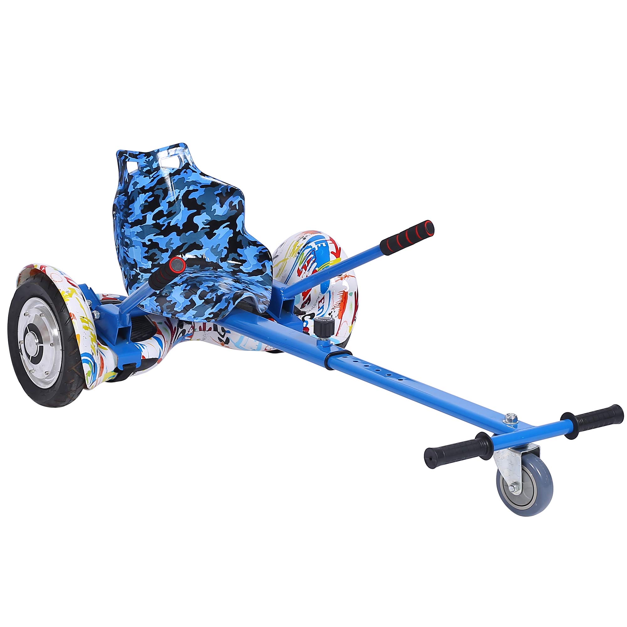 SMAGREHOHoverboard Seat Attachment, Accessories Adjustable Frame Length for 6.5" 8" 8.5" 10" Two Wheel Self Balancing Scooter Suitable for Kids & Adults