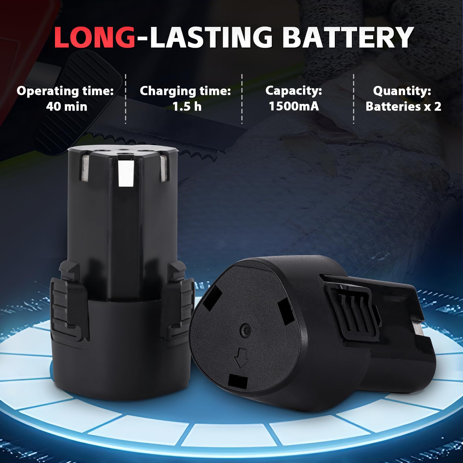 YUCHENGTECH Coltello da Filetto Elettrico per Pesce Coltello da Filettare a Batteria con 4 Lame in Acciaio Inossidabile, 2 Batterie Ricaricabili e Custodia per la Pesca, la Filettatura, L'outdoor