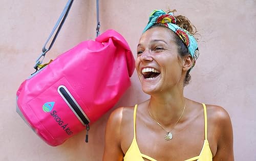 Miniatura 7 de Skog Å Kust DrySåk - Bolsa seca impermeable con bolsillo exterior con cremallera, para kayak, rafting, navegar, natación, campamento, senderismo,