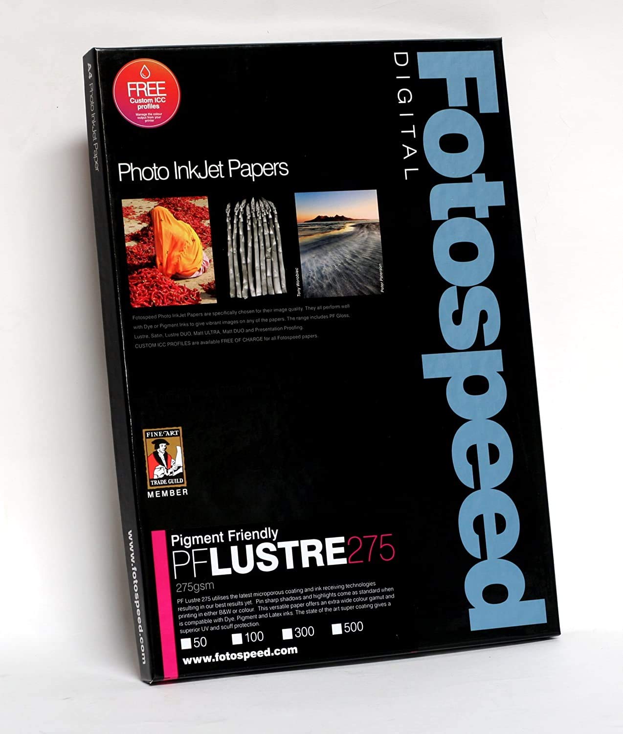 Fotospeed Pigment Friendly Lustre 275 Photo Paper - A4-100 Sheets