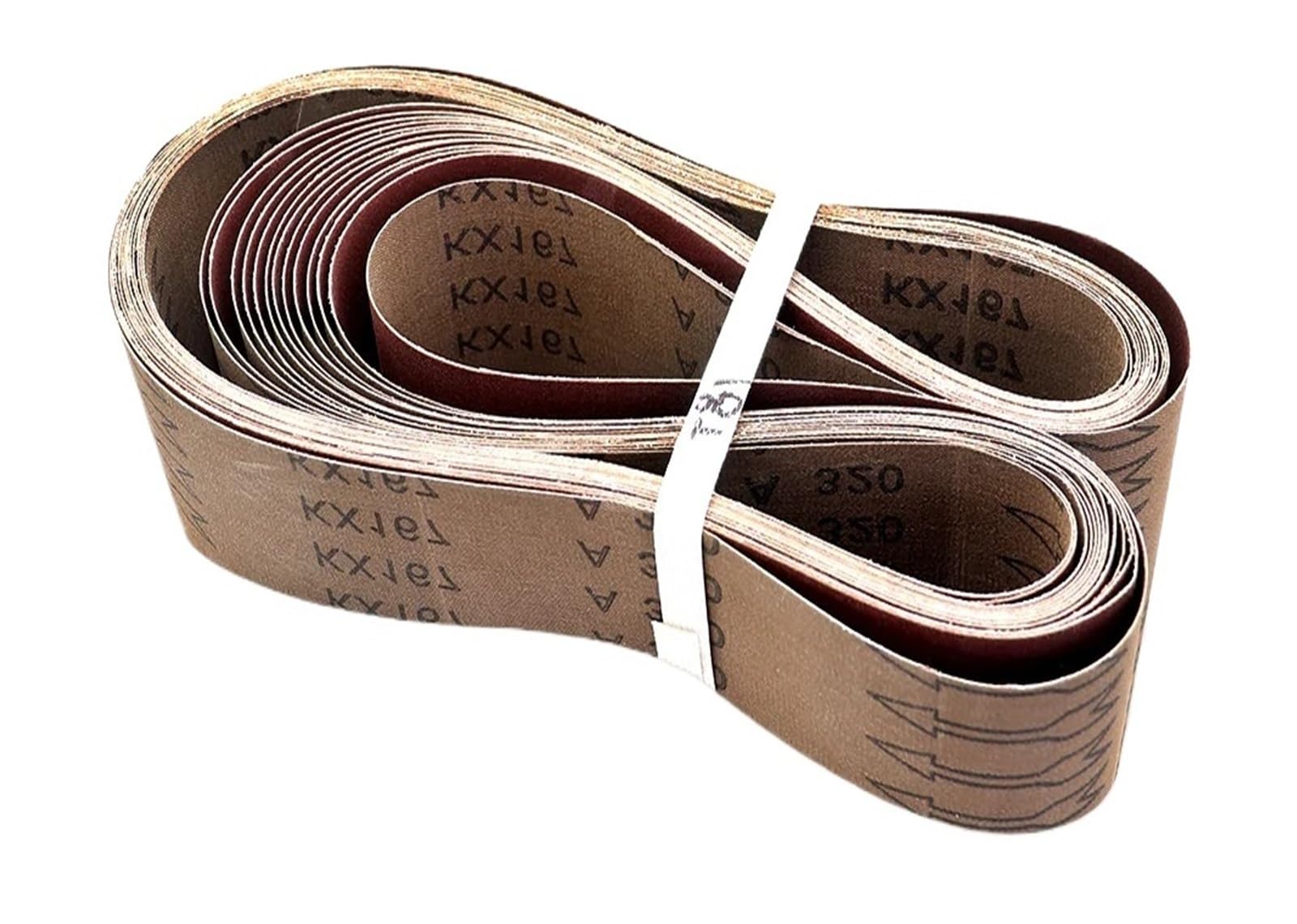Taśma szlifierska, 5 szt. Czerwonych pasów szlifierskich 50x1220 mm o ziarnistości 40-1000 do szlifierki taśmowej 2x48 cali(5pcs 120 Grit)
