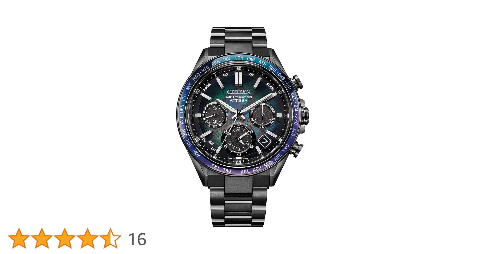 CITIZEN　アテッサ　エコドライブGPS電波　100周年記念限定　電池交換済 Amazon.co.jp: [Citizen] 腕時計 アテッサ 「CITIZEN」ブランド