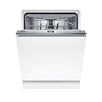 Bosch SMV4HCX07E Serie 4, Lavastoviglie Smart da incasso a scomparsa totale, 10 coperti, Cestelli personalizzabili, Motore EcoSilence Drive, 60 cm.