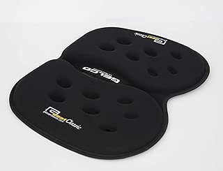 GSeat CLASSIC Gel and Foam Seat Cushion | Chair, Car, Office, Commute, Airplane, Wheelchair, Sciatica, Coccyx/Tailbone & Chronic Back Pain Relief | Ergonomic Comfort | Long Lasting (Black) - coolthings.us