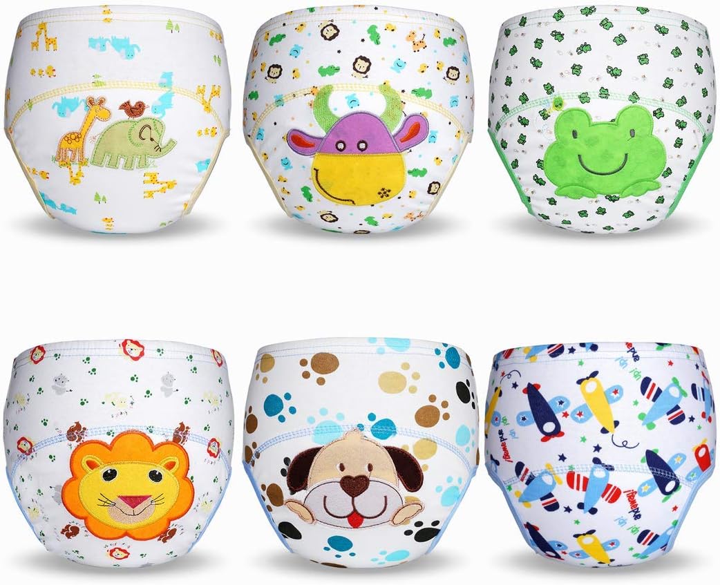 3 Pack Baby Toddler Potty Training Pants Reusable Underwears Diapers