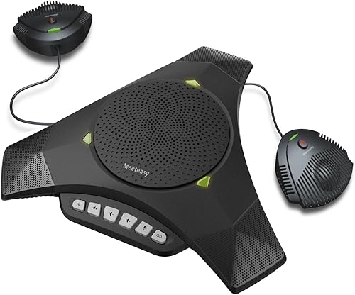 MVOICE 8000 EX-B Altavoz Bluetooth ampliable para teléfono, conferencia y llamada de teléfono móvil (incluye micrófono de expansión)