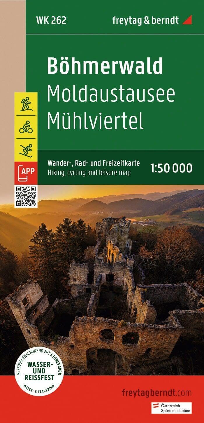 Bohemian Forest Hiking, Cycling & Leisure Map - 1:50,000 scale: WK 262 1:50,000 (Wander-Rad-Freizeitkarte)