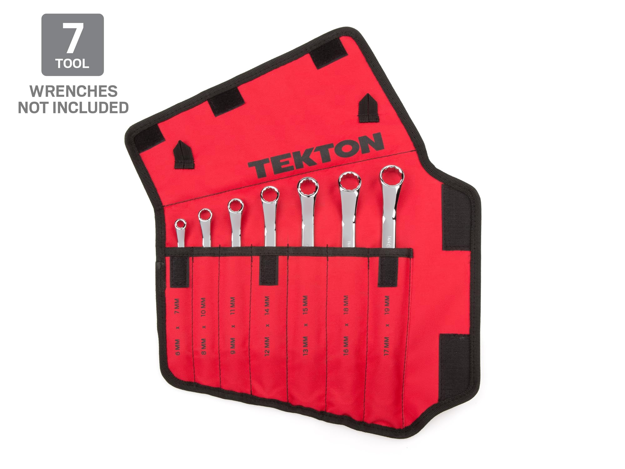 TEKTON 7-Tool Box End Wrench Pouch (6-19 mm) | ORG27807