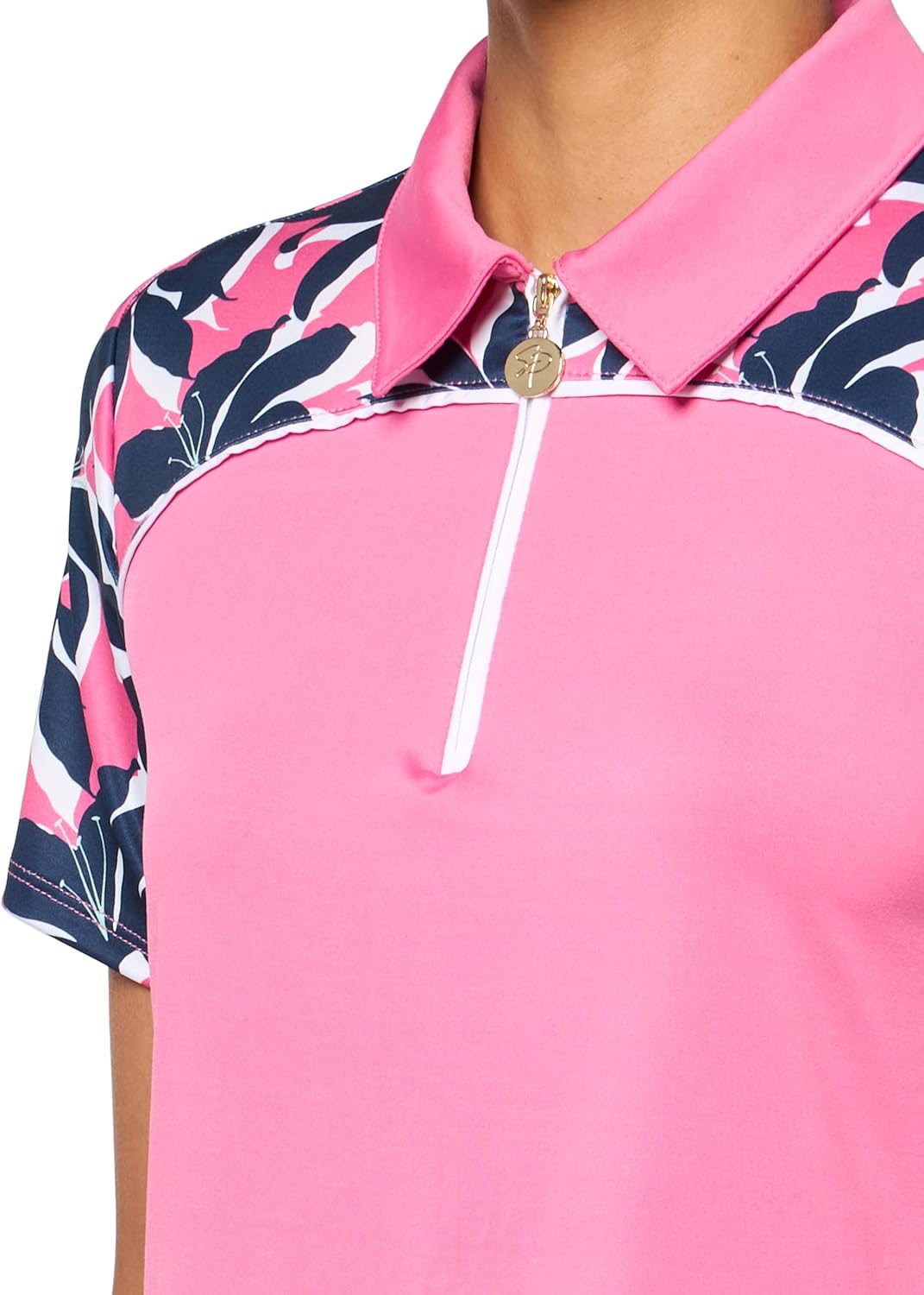 Stella Parker Women's Quarter Zip Tennis-Golf Polo Top-UPF+, Quick Dry, Moisture Wicking - Image 3