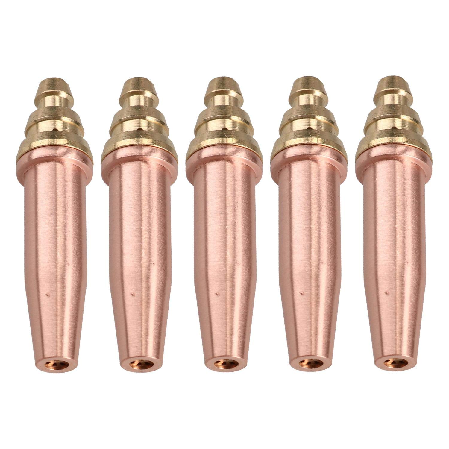 PNM Oxy Propane Gas Cutting Nozzle Tip Standard Length 3/64" 5-12mm 5pk