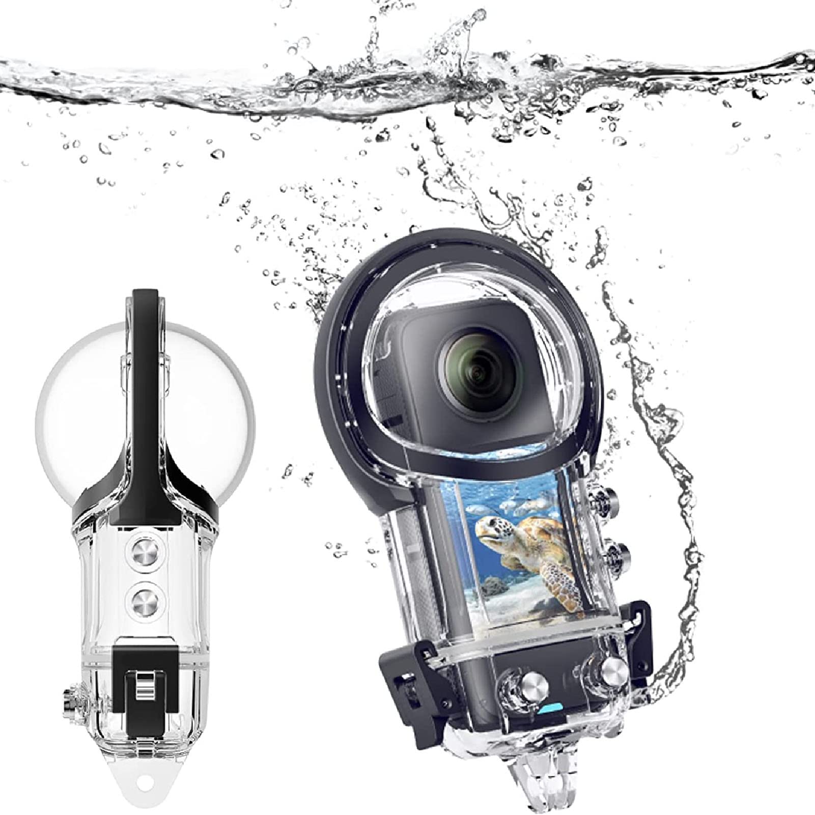 Custodia Protettiva per Immersione Subacquea da 164 Piedi Custodia per Fotocamera Impermeabile per ONE X3