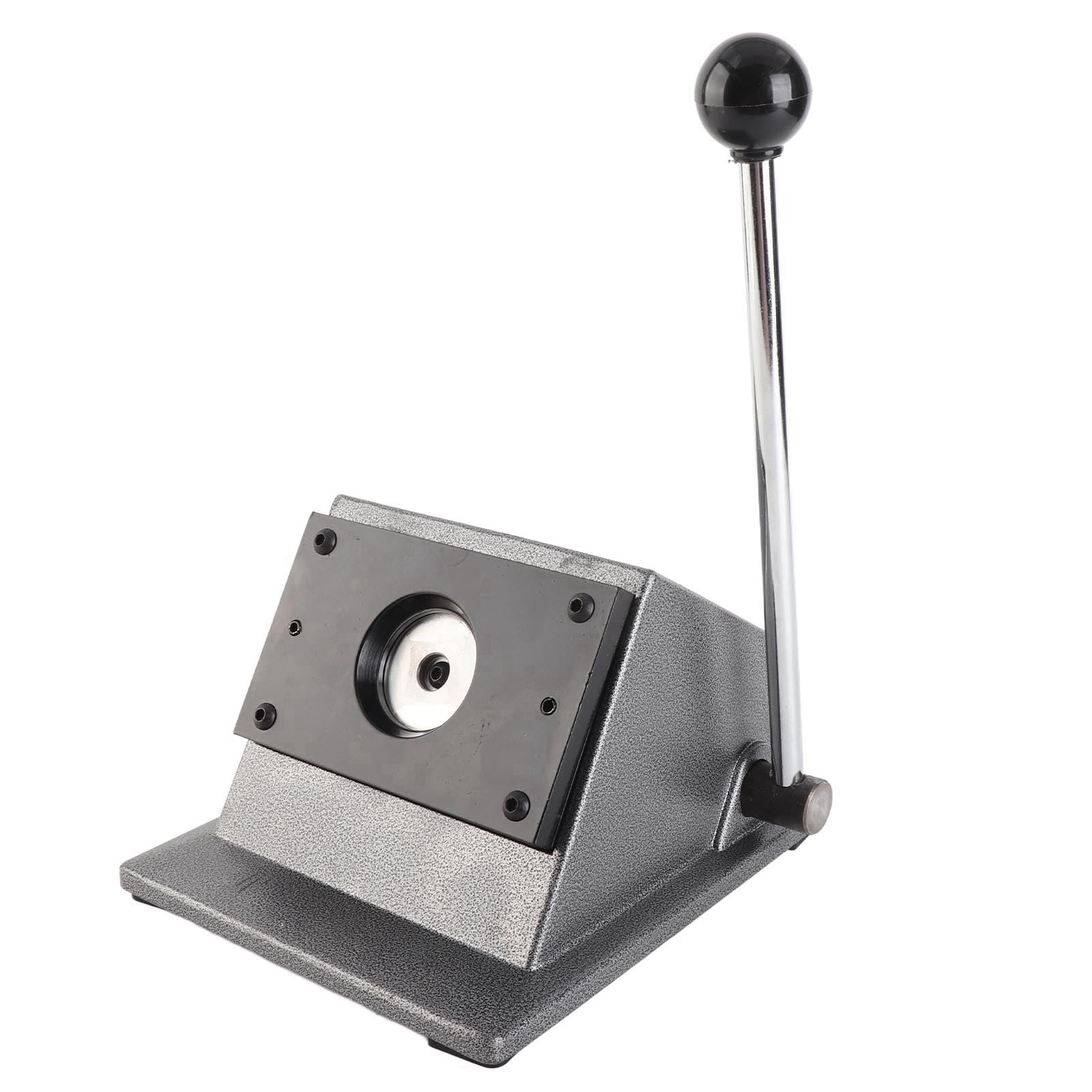 Cortador Perforador Gráfico de Acero Inoxidable de Alta Resistencia para Creación de Insignias Redondas para Manualidades de Papel y Tarjetas de PVC (32mm)