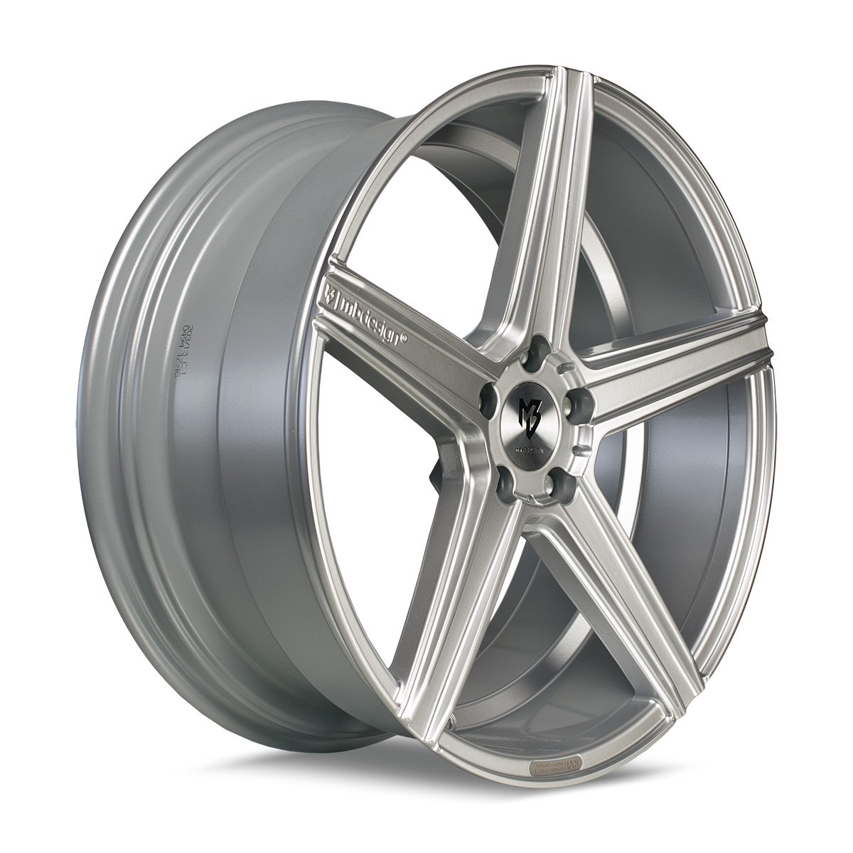 Felge mbDESIGN KV1 8,5x19 5x112 ET45 75.0 5R Glanzsilber