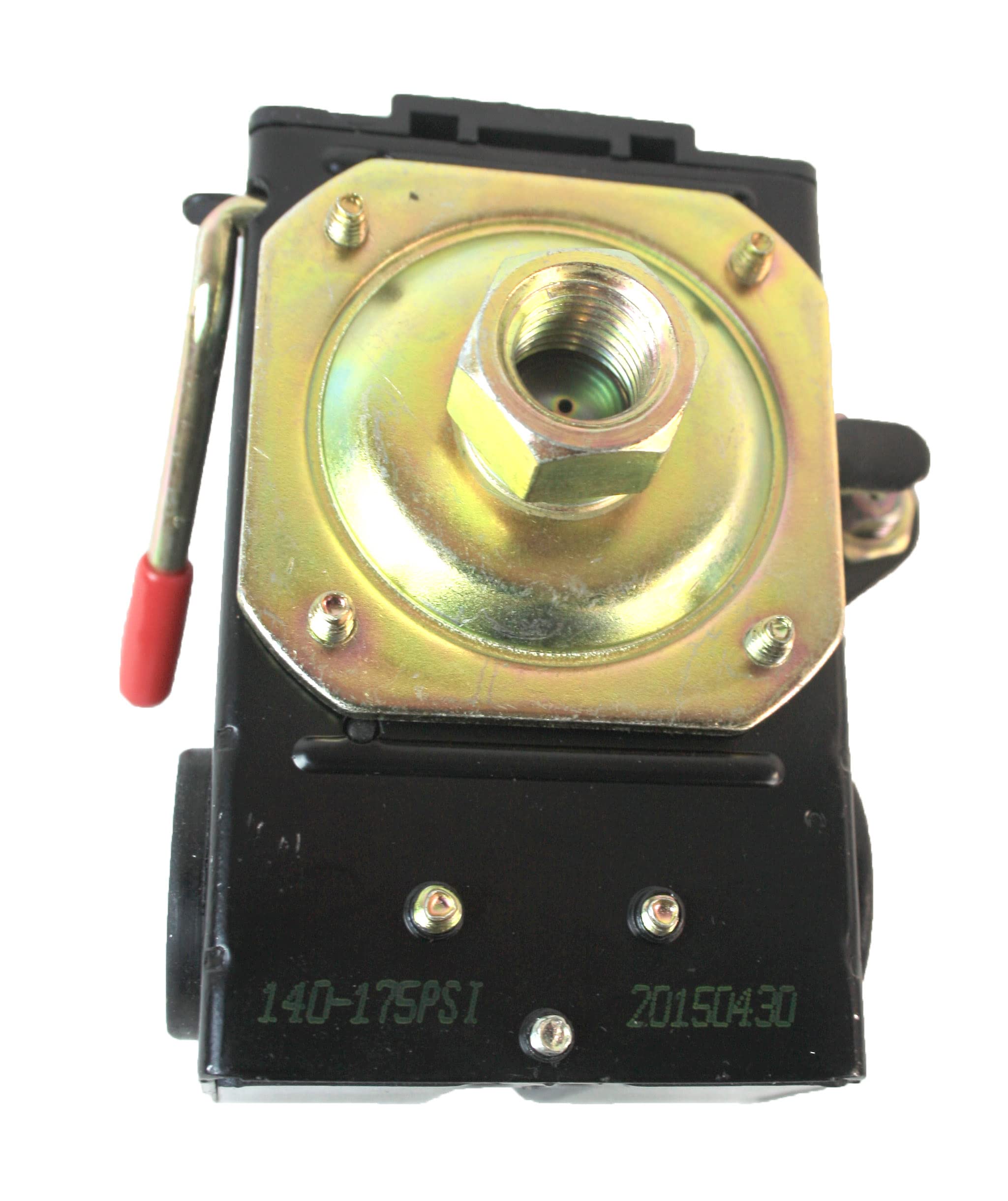 Snapklik.com : Heavy Duty Pressure Switch 95-125PSI Single Port 26AMP