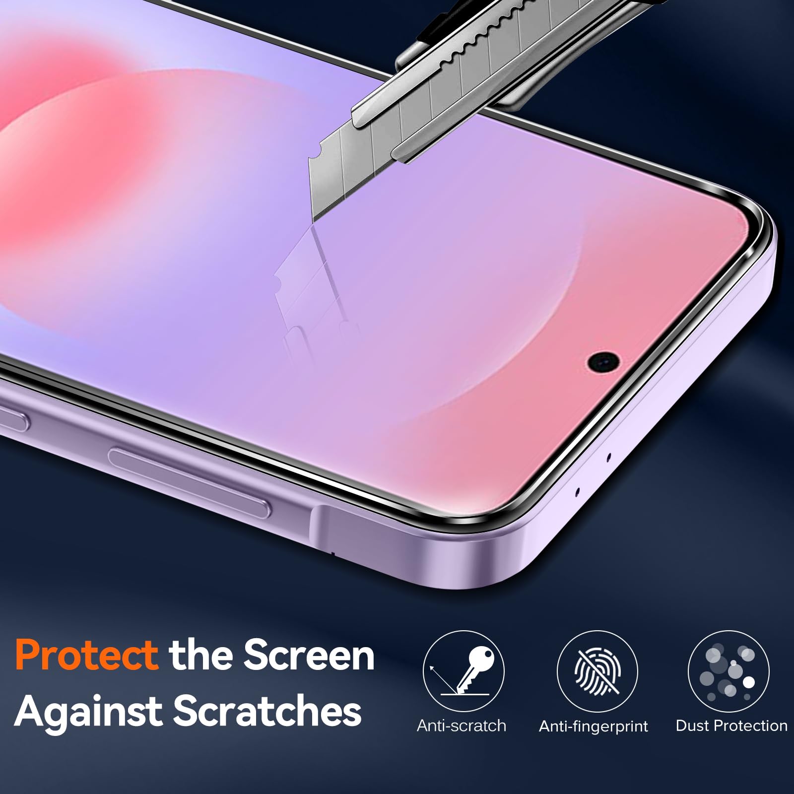 iVoler Przezroczysta obudowa antyżółknięciowa dla Samsung Galaxy A37 5G z 2 sztuk hartowanego szkła, przezroczyca obudowa antywstrząsowa do absorbowania uderzeń z miękkim i cienkim amortyzującym