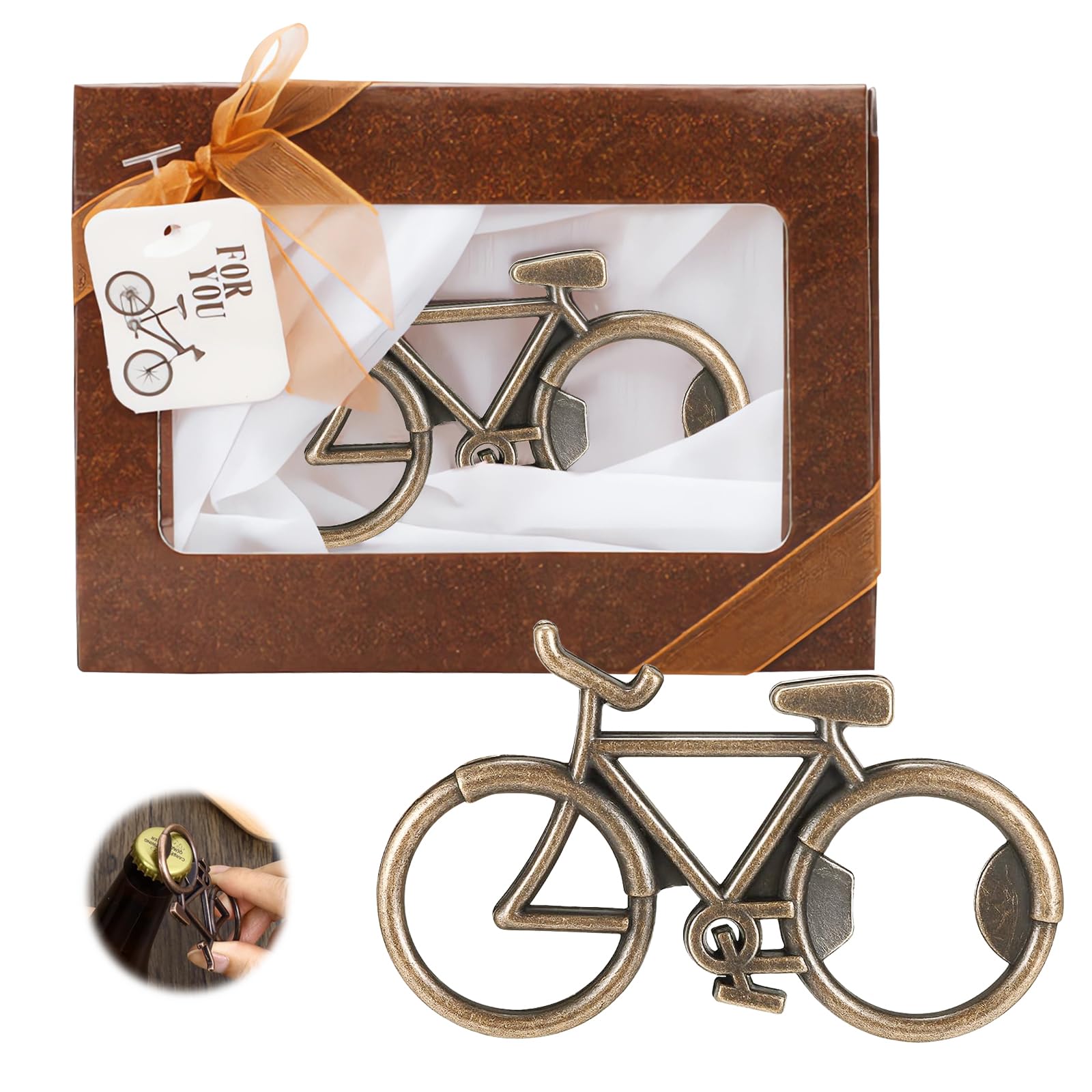 Ouvre-bouteille Vélo En Forme De Pédale - Cadeau Original Pour Cyclistes, Métal, Design Vintage