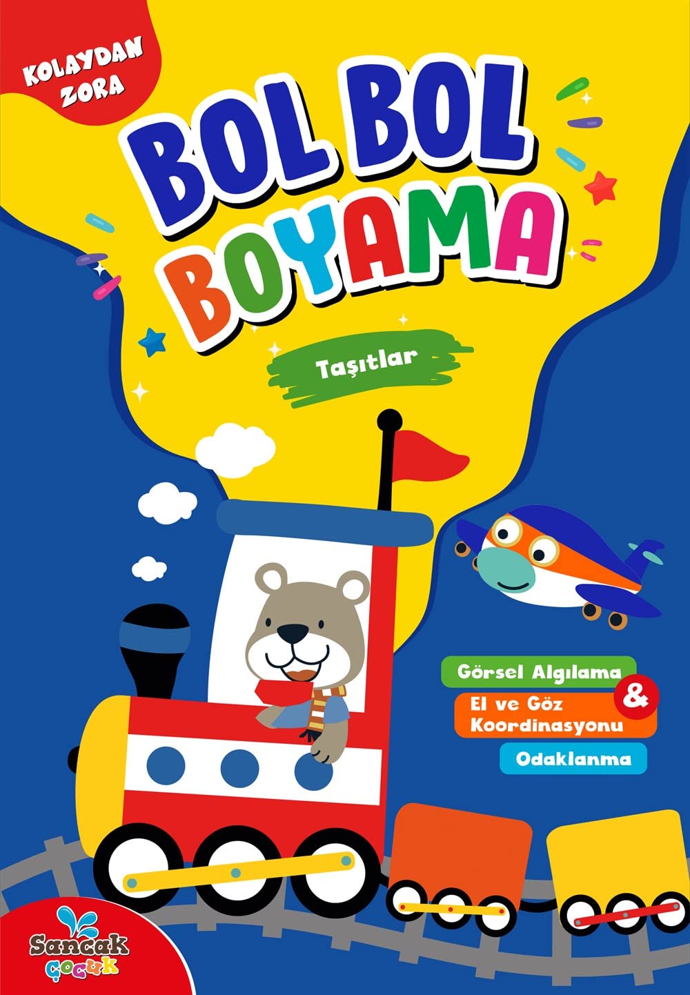 Taşıtlar - Kolaydan Zora Bol Bol Boyama (Kapak Değişebilir)