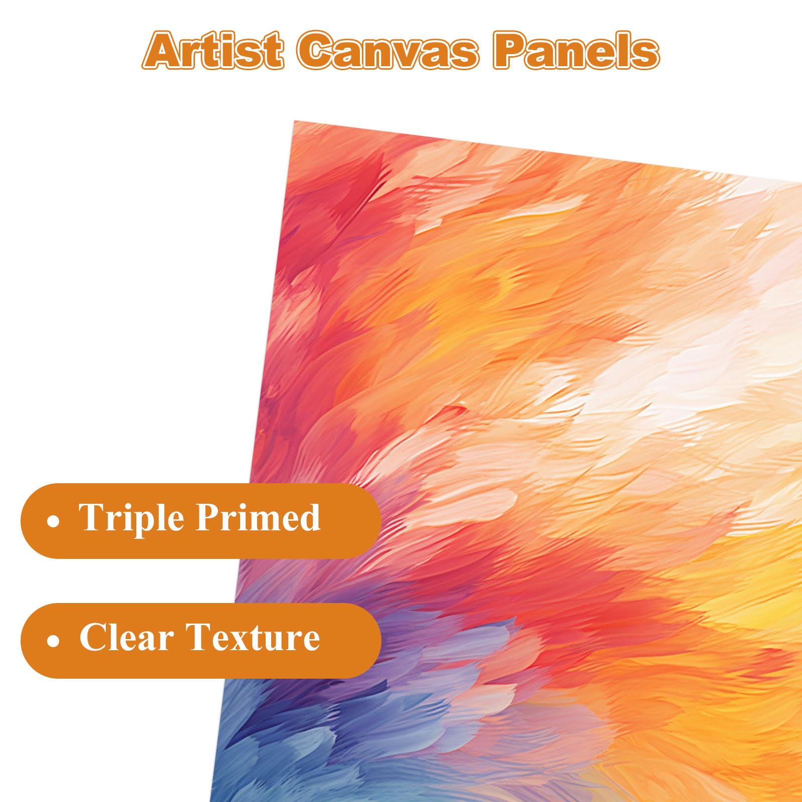 APACALI 20PCS Canvas Board 26.5x38cm, A3 Canvas for Painting Blank Canvases for Art White Canvases for Painting Sketching, Drawing - Image 3