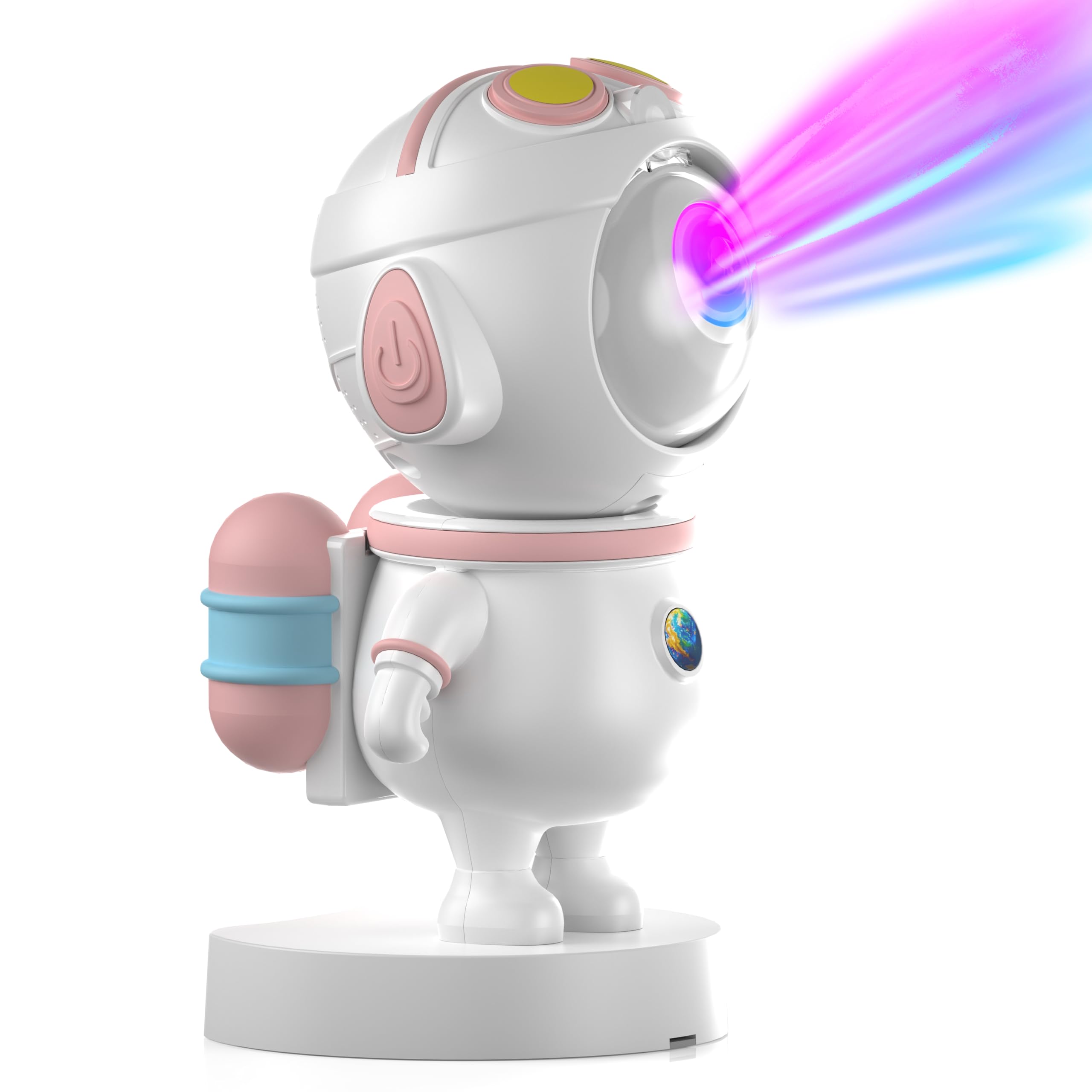 GAEFURY Astronaut Sternenhimmel Projektor,LED Sternenprojektor mit APP-Steuerung und Fernbedienung,Nachtlicht Sternenhimmel lampe,Planetarium Projektor Galaxy,Lichtprojektor für Kinder (Rosa)