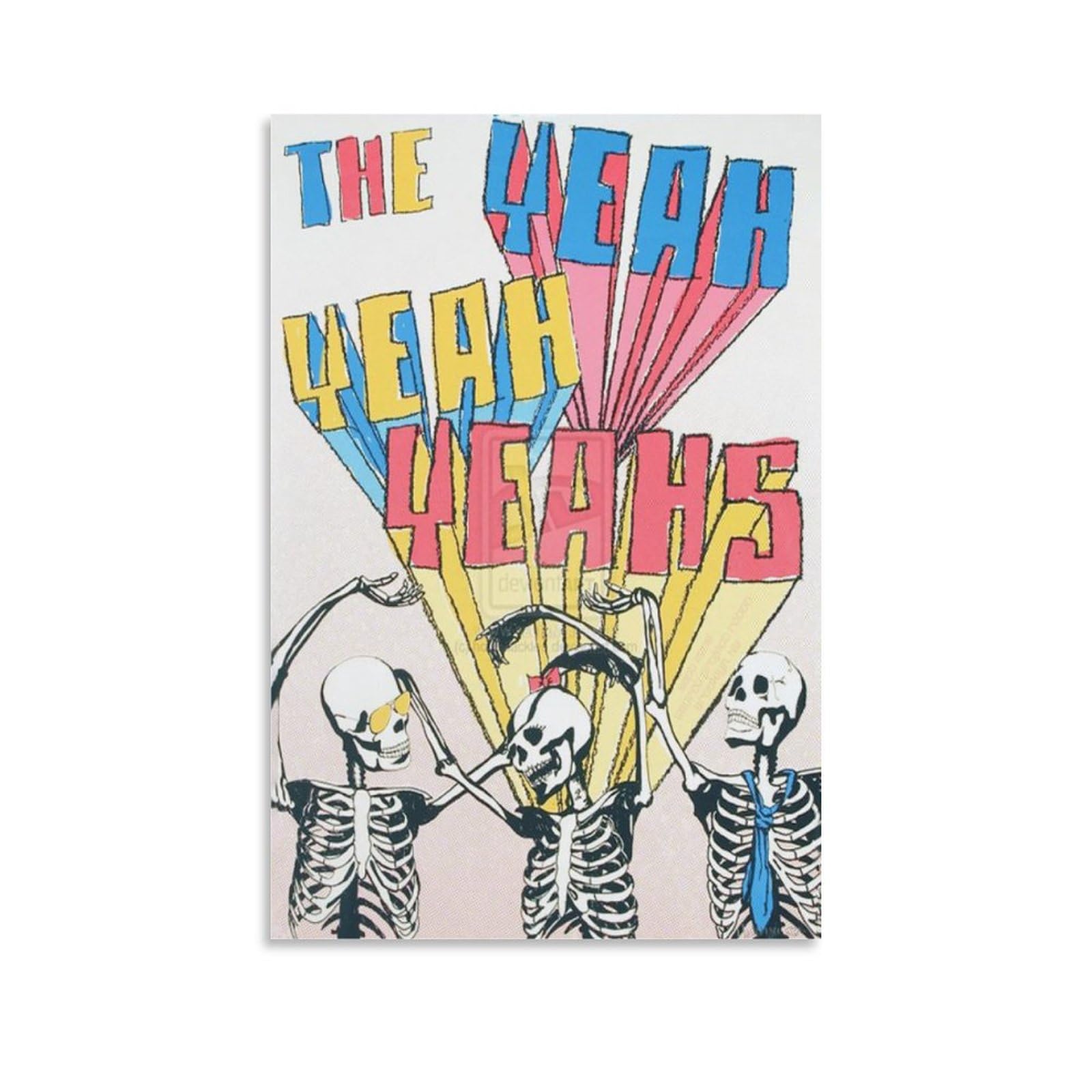 MODEXO Yeah Yeah Yeahs (2) Canvas Poster Hanging Wall Decoration Print Picture Painting Office Decoration Gift Unframe-style 12x18inch(30x45cm)