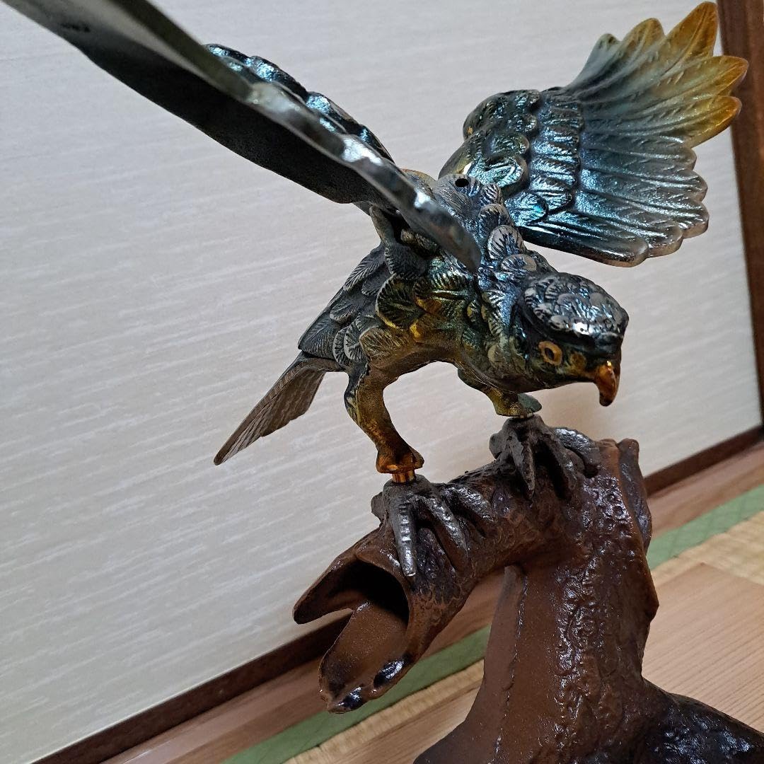 Amazon.co.jp: お松鷹南部鉄器 盛岡 鷹 置物 同様♪ : ホーム＆キッチン