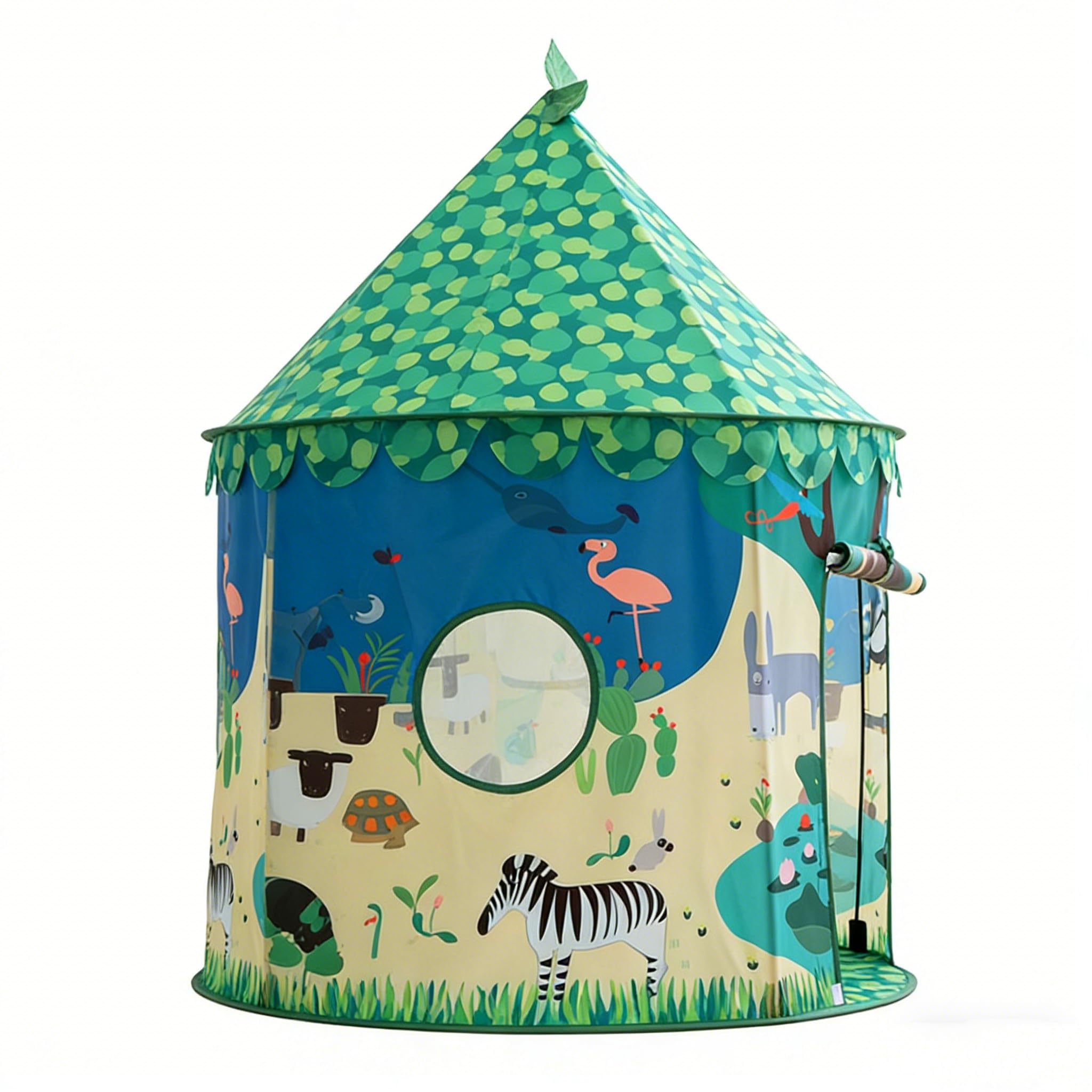 Tienda de campaña para niños, Tienda de campaña emergente para niños para diversión en Interiores y Exteriores, Juguete para niñas, casita de Juegos, diseño de yurta único