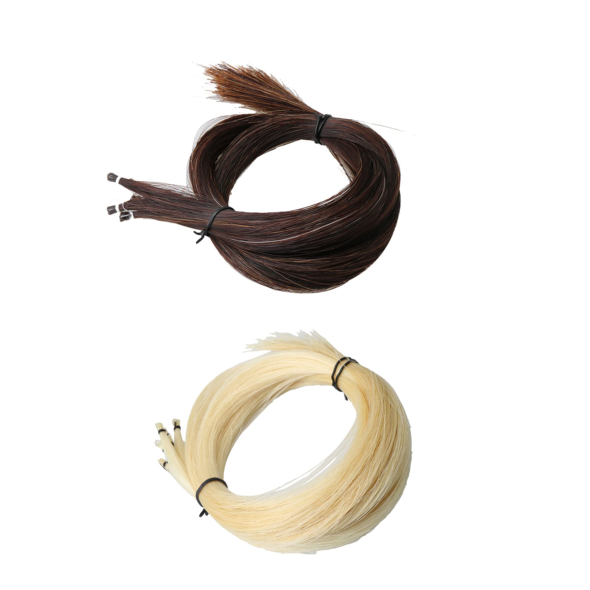 Trois garanties crin de crin de cheveux d'arc de violon de pour le remplacement d'arc de violon 83 cm