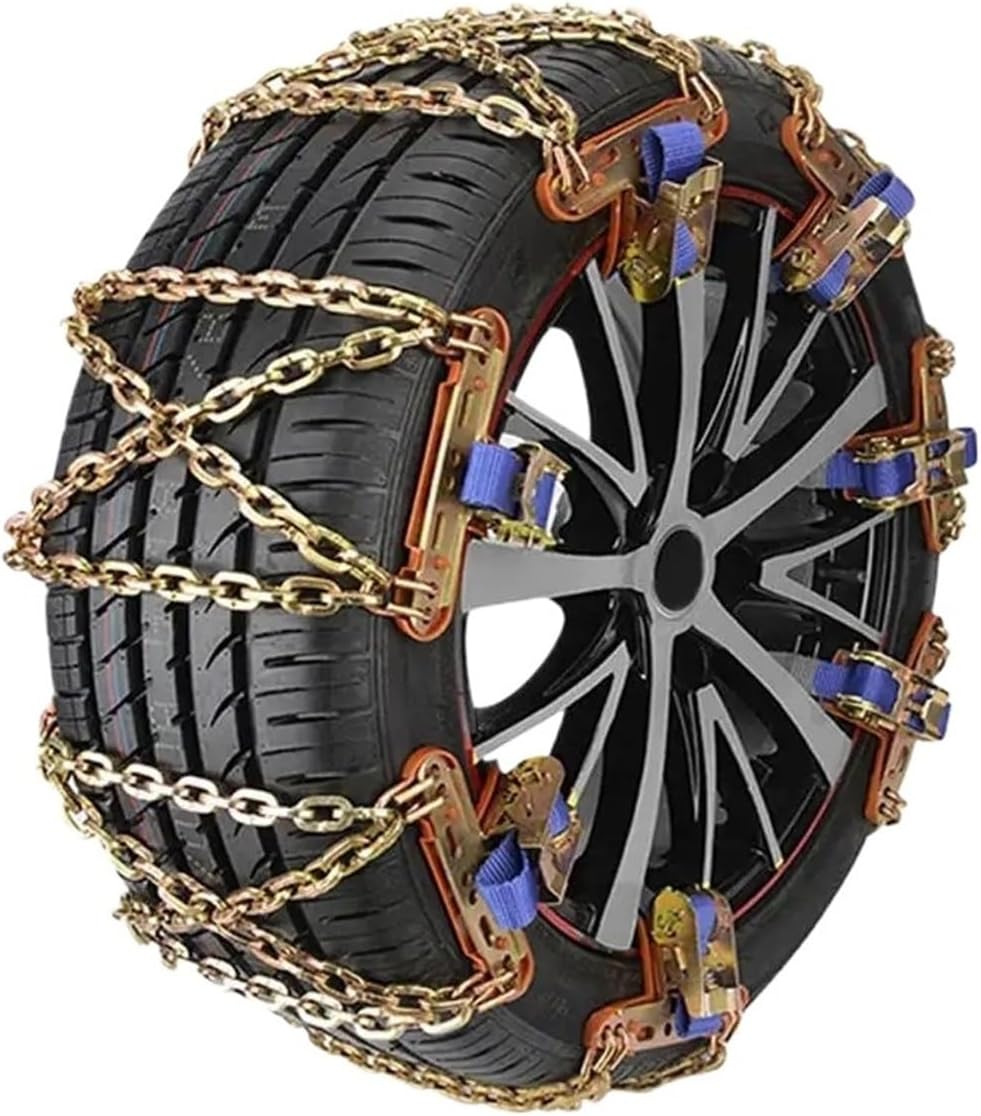 Car Tire -skid Chains Winter Vehicle -skid Plus Thick And Adjustable Ice Universal Chains Chain Mud Chain W5H9(A)