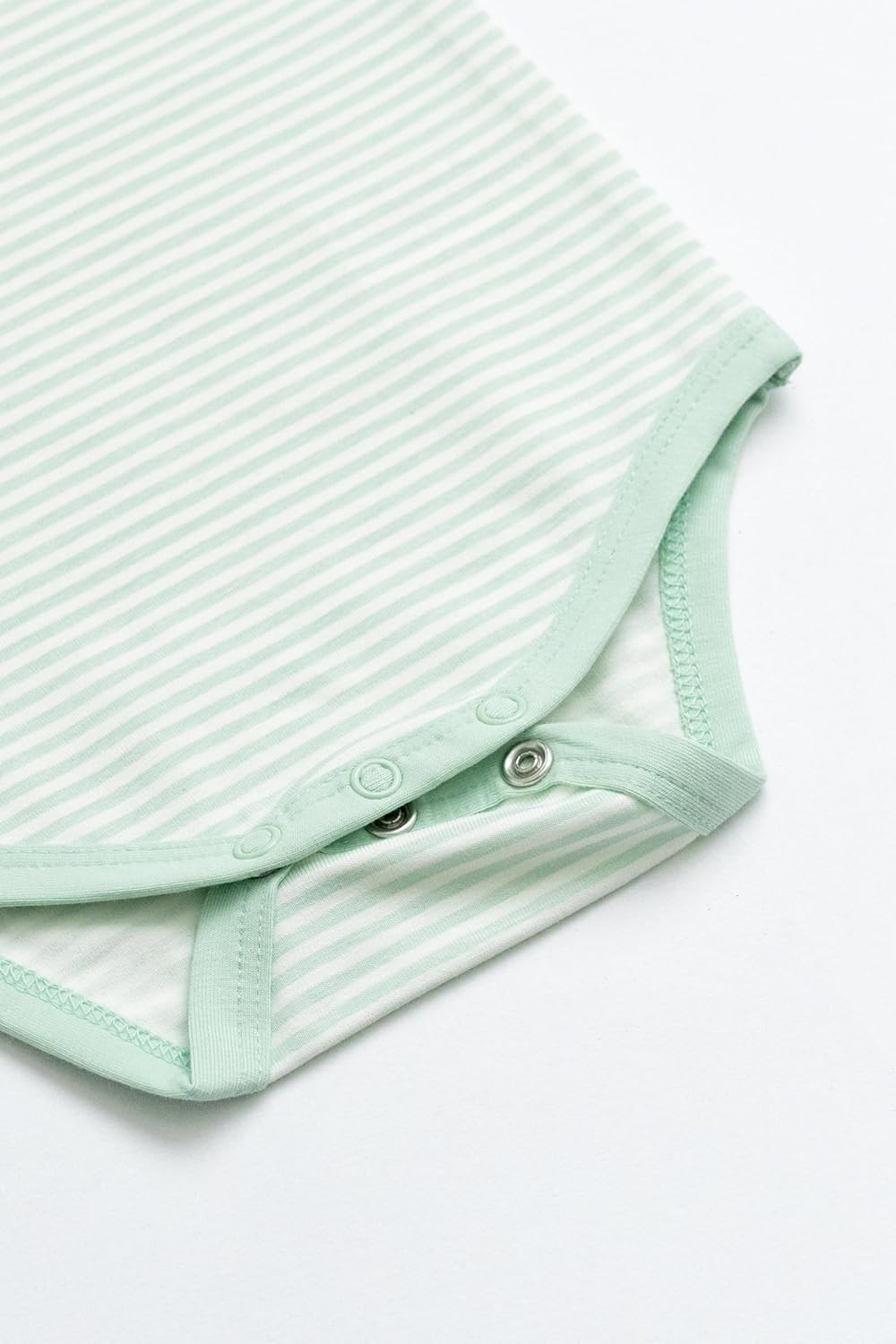 MONICA + ANDY Short Sleeve Jack & Jill Bodysuit, 100% Organic Baby Clothes for Girls & Boys, Newborn, Infant & Preemie Sizes - Image 7