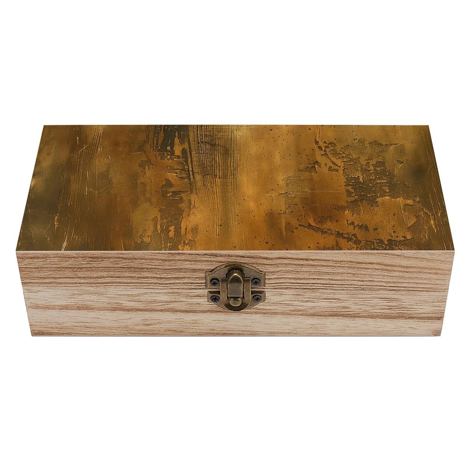 SMAZDFXX Rustic Wooden Wooden Storage Box Multipurpose Decorative Box for Jewelry Photo Home Decor