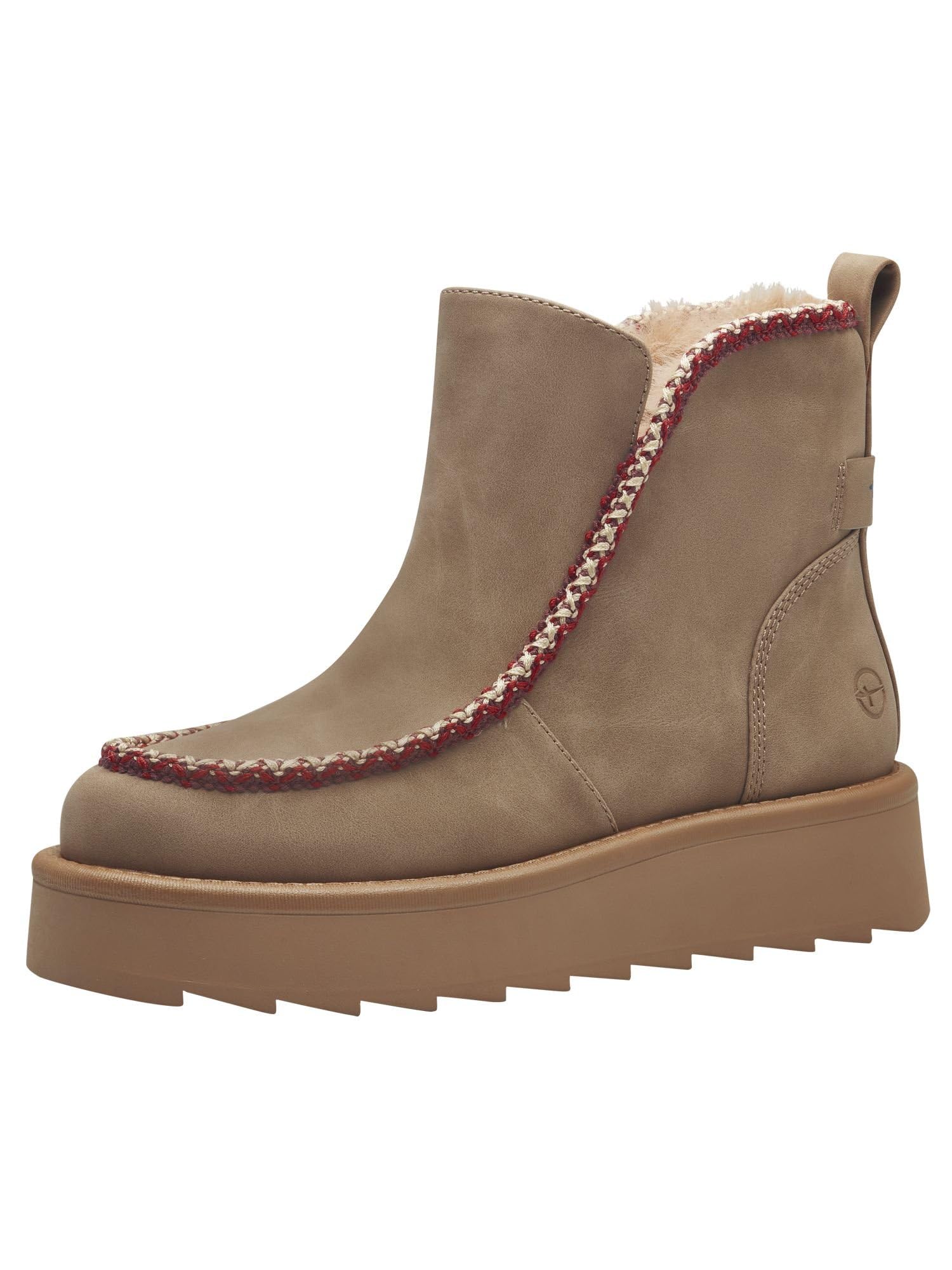 Tamaris Women's Warm Lining Boots, camel, 3.5 UK