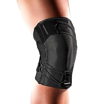 Zamst RK-1 Plus Sports Knee Brace - Compression Knee Brace for Men and Women with Elastic Spiral Design for Knee Pain and IT Band Syndrome - Runners Knee Brace - Left, Medium