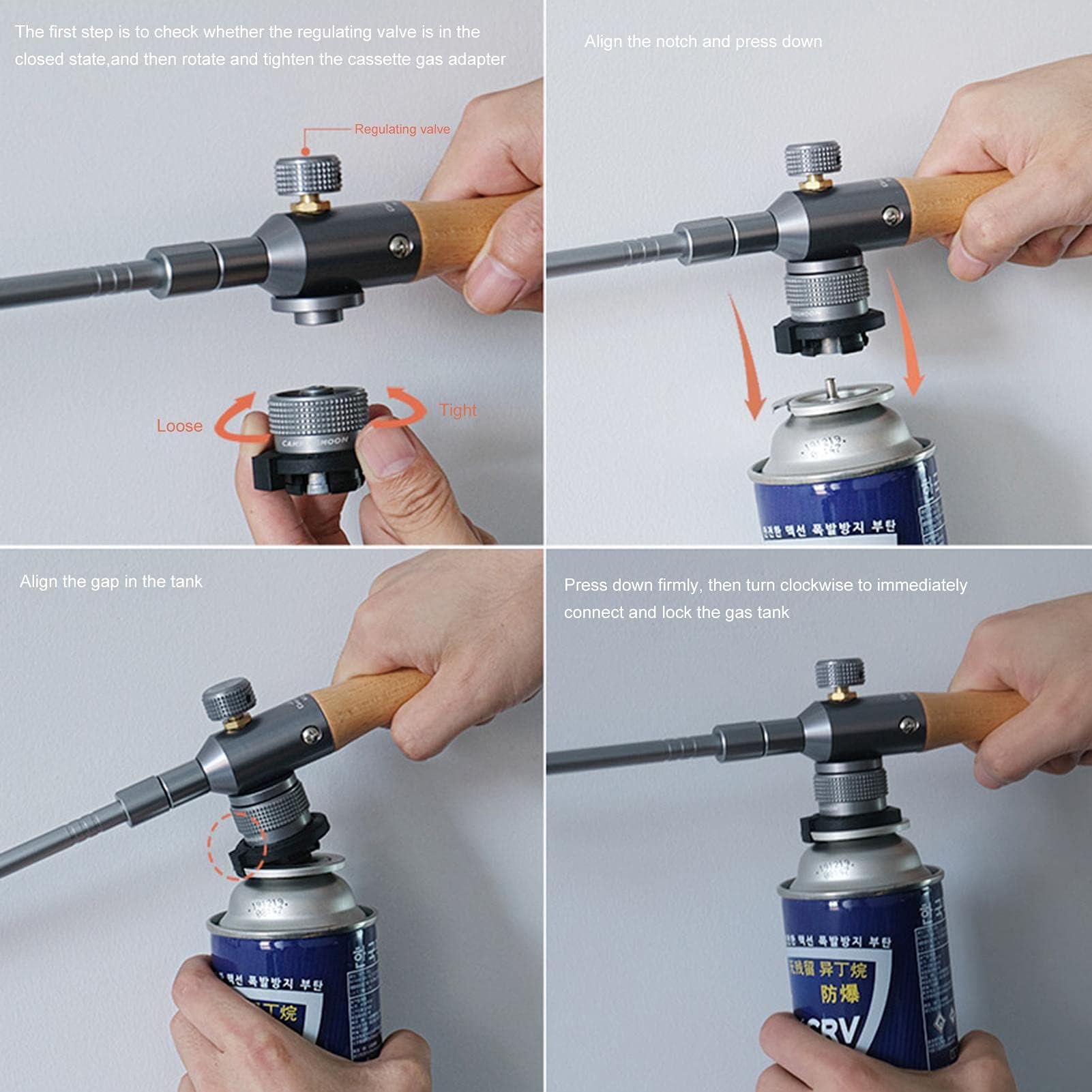 Amazon | 草焼きバーナー 小型バーナー カセットボンベ ハンディタイプ