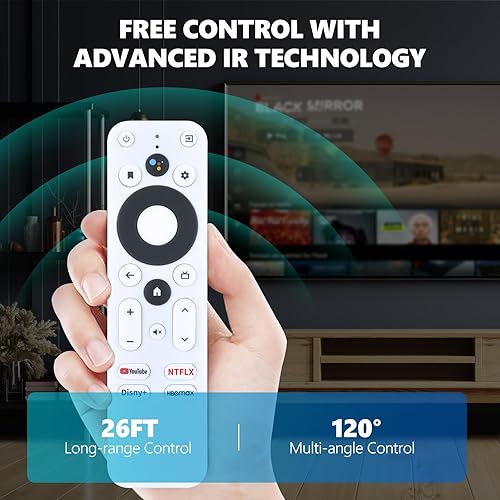 Miniatura 4 de Nueva voz de repuesto para control remoto Onn TV, compatible con Onn Google 4K Streaming Box, para Android TV 4K UHD Stick 100026240 (no para 4k Pro)