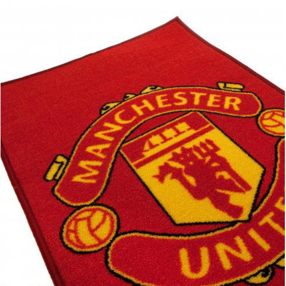 Manchester United Red Official Fc Rug