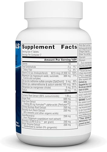 Miniatura 2 de Source Naturals Inflama-Rest - Respuesta saludable a la inflamación, mezcla de hierbas y minerales con cúrcuma, boswellia, jengibre, quercetina,