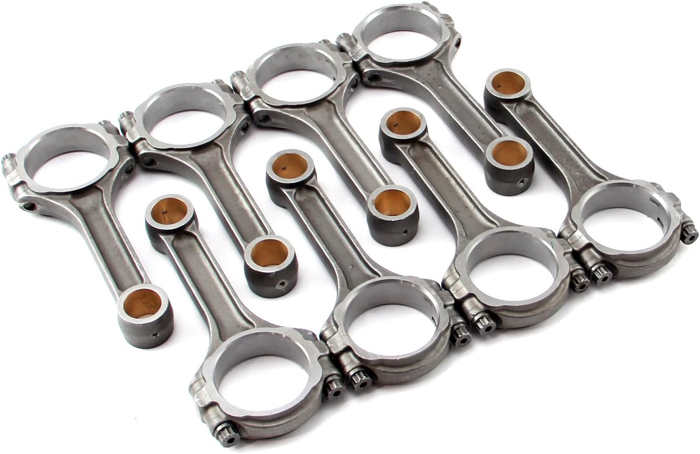 Speedmaster PCE274.1017 I-Beam Connecting Rods for Chevy BBC 454 - 6.135in 5140 Chromoly Steel, 600HP Rated Set of 8