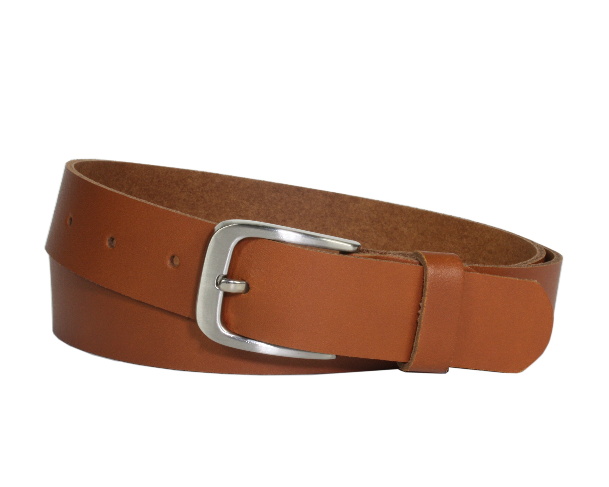 Vascavi Unisex C17-SL Belt, Brown Cognac, 110 cm Total Length 120 cm