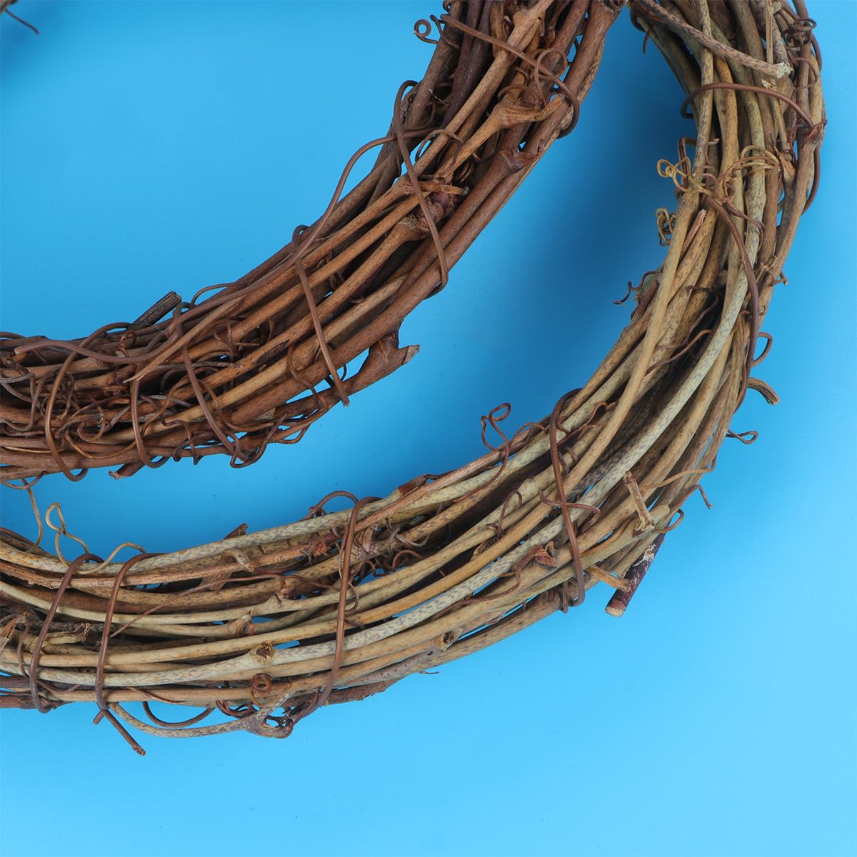 TOPBATHY 8pezzi Decorazione Fai Te Rattan Naturale Di Ghirlande Per Matrimonio Natale e Feste Per Decorare Ambienti Interni e Esterni