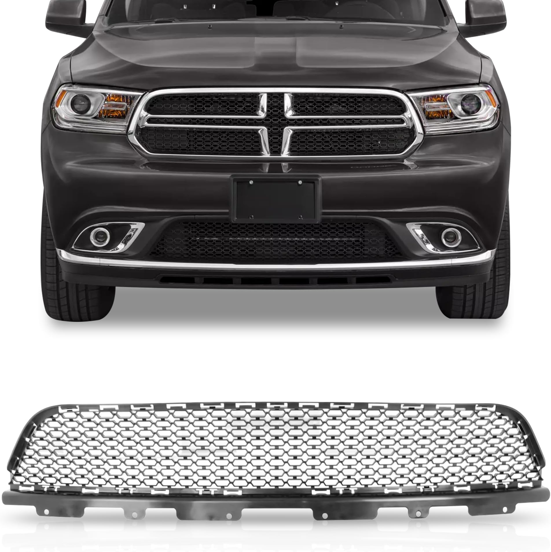 Front Bumper Grille Lower Grill For 2014 2015 2016 2017 2018 2019 2020 Dodge Durango CH1036127