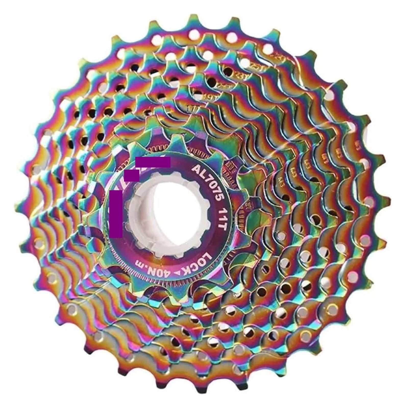 Cassette de Bicicleta, Cassette de Velocidad, Rueda Libre Bicicleta Tallada Hueca Acero al Cromo-molibdeno