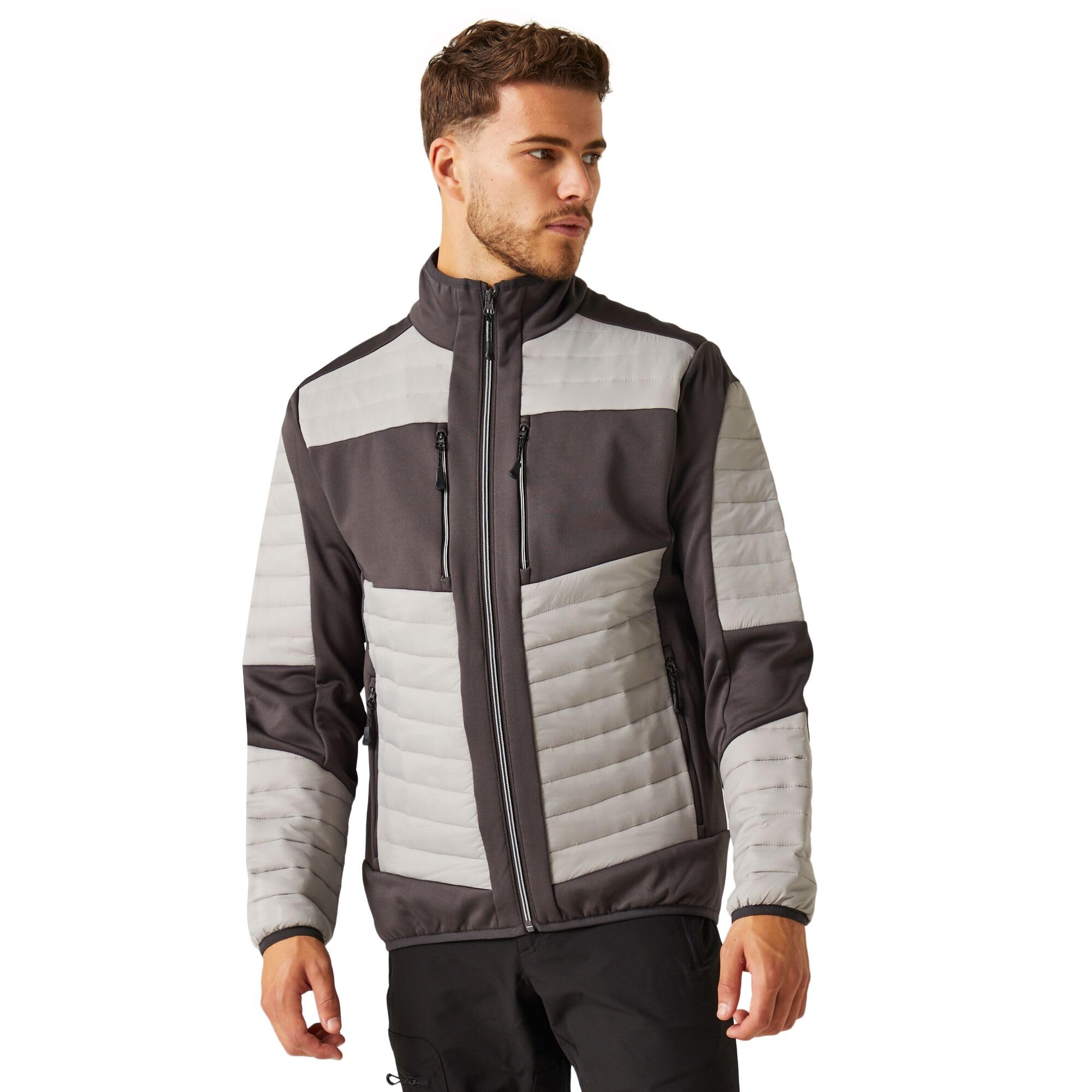 Regatta Professional Unisex Evolve Thermal Hybrid Jacket Baffled/Quilted Giacca termica ibrida Uomo (Pacco da 1)